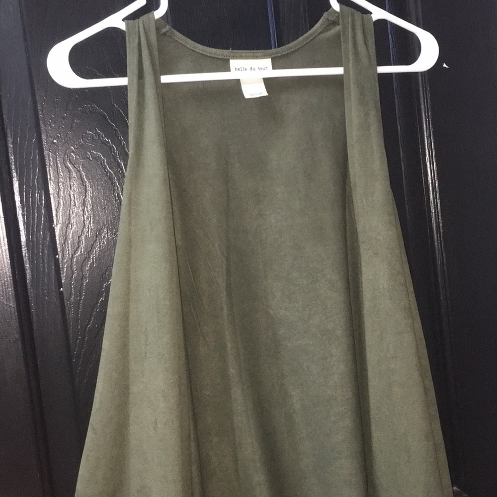 NEW Belle Du Jour Green Short Sleeve Cardigan